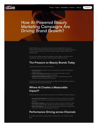 How AI Powered Beauty Marketing Campaigns Are Driving Brand Growth ?