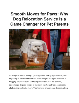 Dog Shippers Dog Gone Taxi