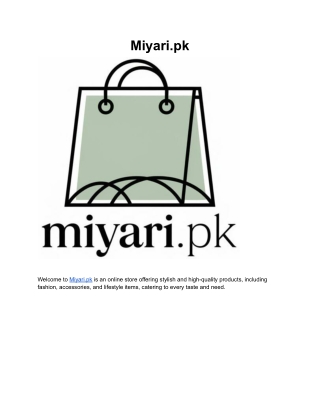 Miyari.pk