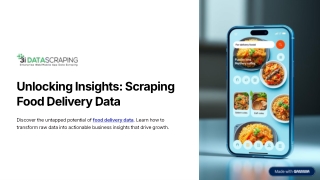 Scrape Food Delivery Data