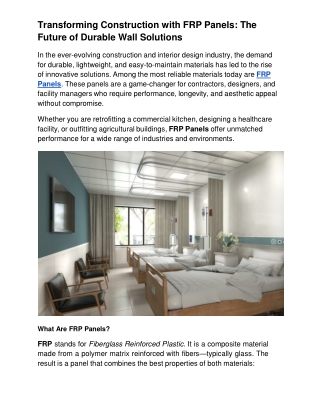 FRP Panel,  FRP wall Panel, Frp mfg