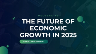 Joseph Lamar Simmons on Sustainable Growth Models for 2025