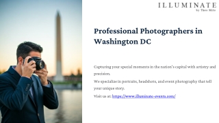 Professional Photographers in Washington DC