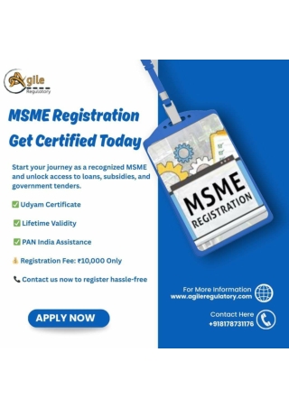 ✅ MSME Registration Made Easy!