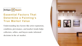 Key Factors That Define a Painting’s Value