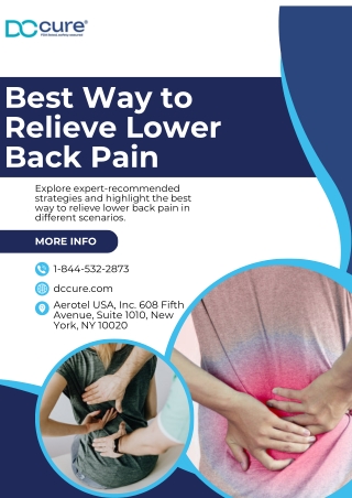 Best Way to Relieve Lower Back Pain: 5 Expert-Backed Tips