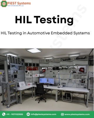 Automotive HIL Testing Training Courses by Piest Systems