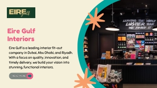 UAE Interior Design Experts | Eire Gulf Creative Spaces