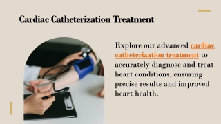 Cardiac Catheterization Treatment