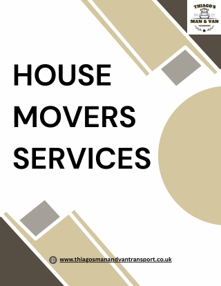 Reliable House Movers Services for Stress-Free Relocation