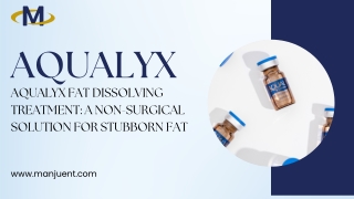 Aqualyx Fat Dissolving Treatment A Non-Surgical Solution for Stubborn Fat