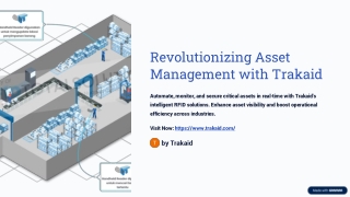 Smarter Asset Management with RFID Tracking by Trakaid
