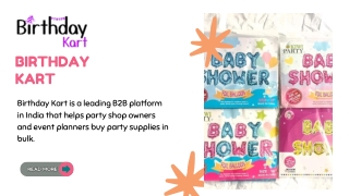 Baby Shower Foil Balloons Wholesale - Birthday Kart