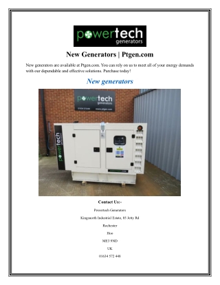 New Generators Ptgen.com