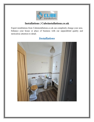 Installations  Cubeinstallations.co.uk