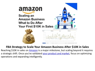 FBA Strategy to Scale Your Amazon Business After $10K in Sales