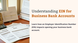 EIN for Business Bank Accounts