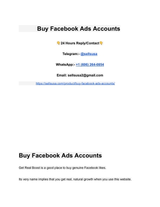 BuyFacebookAdsAccounts