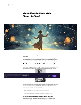 Meet the Masters Who Shaped the Stars Pioneers of Astrology
