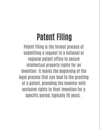 Patent Filing