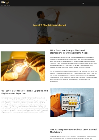 Level 2 Electrician Menai