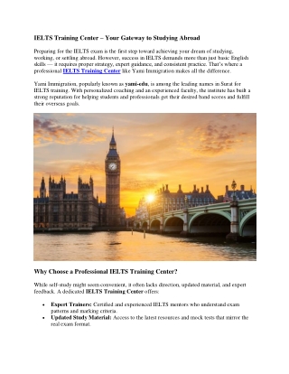 ielts training center