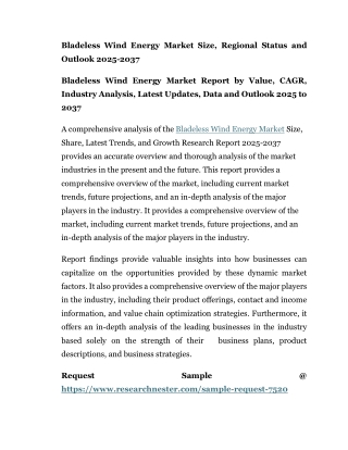 Bladeless Wind Energy Market Size