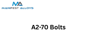 A2-70 Bolts