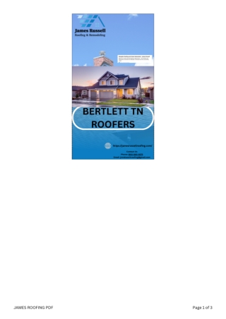 Bartlett TN Roofers: Expert Nailing for Durable Roofs