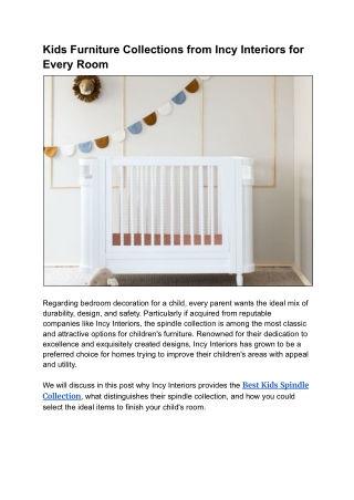 Incy Interiors Maxwell Collection Kids Furniture