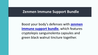 Zenmen Immune Support Bundle