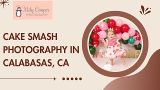 Cake Smash Photography in Calabasas, CA
