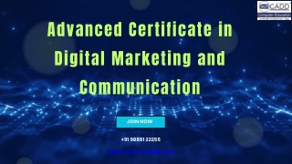 Certificate Course in Machine Learning and Deep Learning