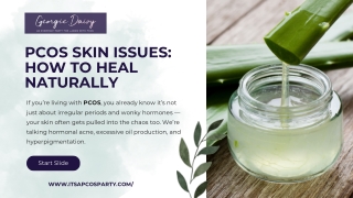 PCOS Skin Issues How to Heal Naturally