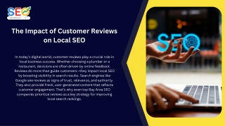 The Impact of Customer Reviews on Local SEO
