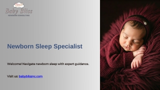 Expert Newborn Sleep Specialist for Peaceful Nights
