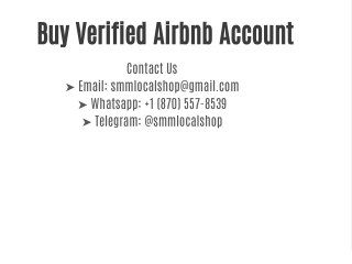 Buy Verified Airbnb Account