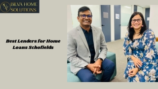 Best Lenders for Home Loans Schofields