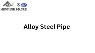 Alloy Steel Pipe Manufacturers
