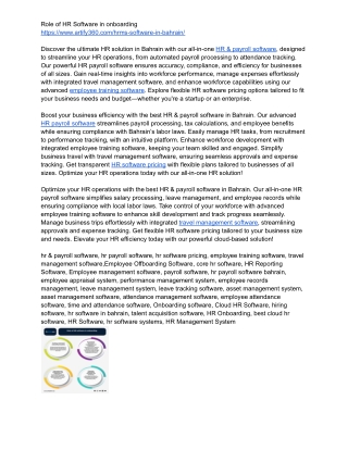 Travel Management in HR Software for Bahrain Businesses