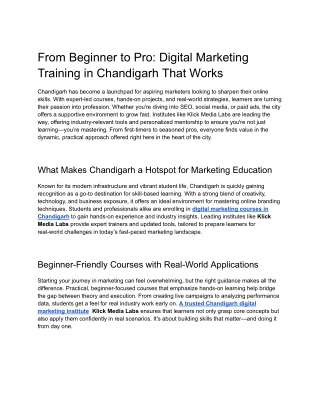 From Beginner to Pro_ Digital Marketing Training in Chandigarh That Works (1)