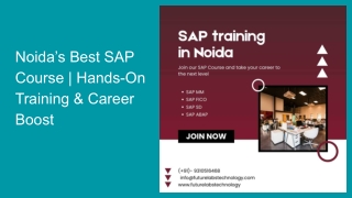 Noida’s Best SAP Course | Hands-On Training & Career Boost