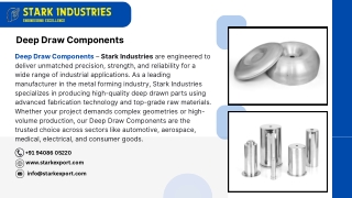 Deep Draw Components