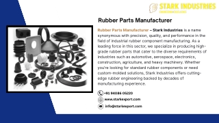 Rubber Parts Manufacturer