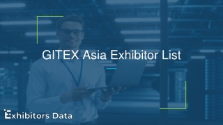 GITEX Asia Exhibitor List