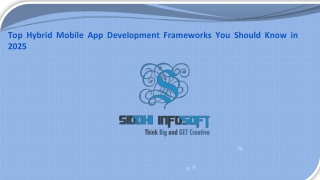 Top Hybrid Mobile App Development Frameworks You Should Know in 2025