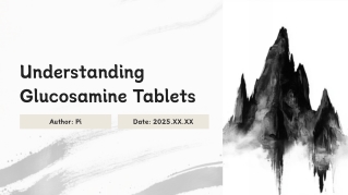 Glucosamine Tablets: A Natural Support for Joint