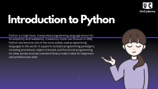 Introduction to Python
