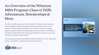 Navigating Wharton MBA Admissions: Acceptance Rates and Requirements