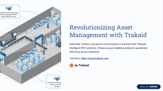 Smarter Asset Management with RFID Tracking by Trakaid